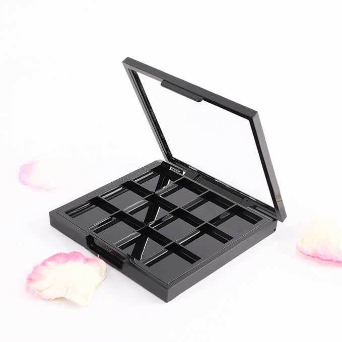 12 Grids Empty Eyeshadow Palette DIY Eyeshadow Makeup Palette Lipstick Container Empty Makeup Storage Box for Blush Lipstick-FemmiqueWomen