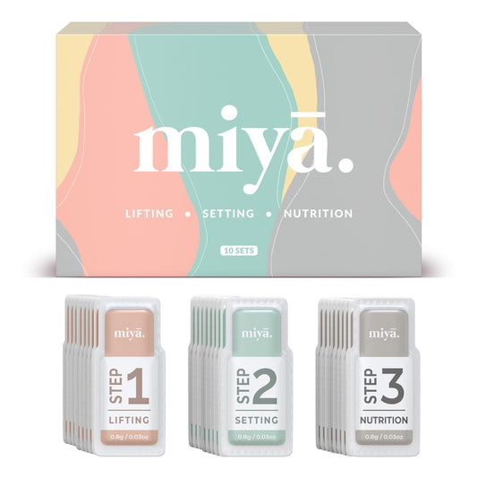 2 in 1 Brow Lamination & Lash Lift Lotion Set | Sachet Refill for Lash Lift Kit & Eyebrow Perm | Fast Acting 3-Step Lifting, Setting Lotions with Nutrition Serums | 10 Treatments | Salon Use-FemmiqueWomen