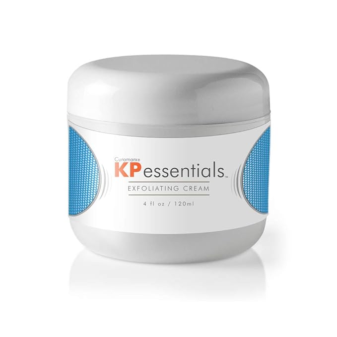 KP Essentials - Keratosis Pilaris Exfoliating Cream - Clear Red Bumps on Thighs and Arms For Confident Clear Skin - 4oz (1 Bottle)-FemmiqueWomen