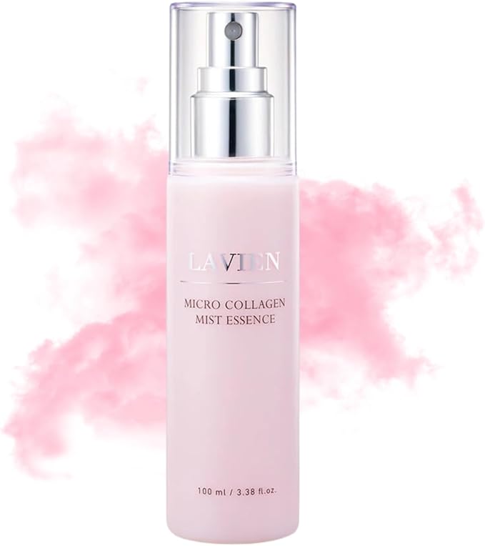 Lavien Micro Collagen Mist Essence - Hydrating Facial Spray, Redness and Smooth Skin - Suitable All Skin Types - 3.38 Fl Oz Bottle-FemmiqueWomen
