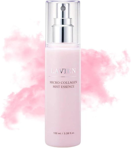 Lavien Micro Collagen Mist Essence - Hydrating Facial Spray, Redness and Smooth Skin - Suitable All Skin Types - 3.38 Fl Oz Bottle-FemmiqueWomen