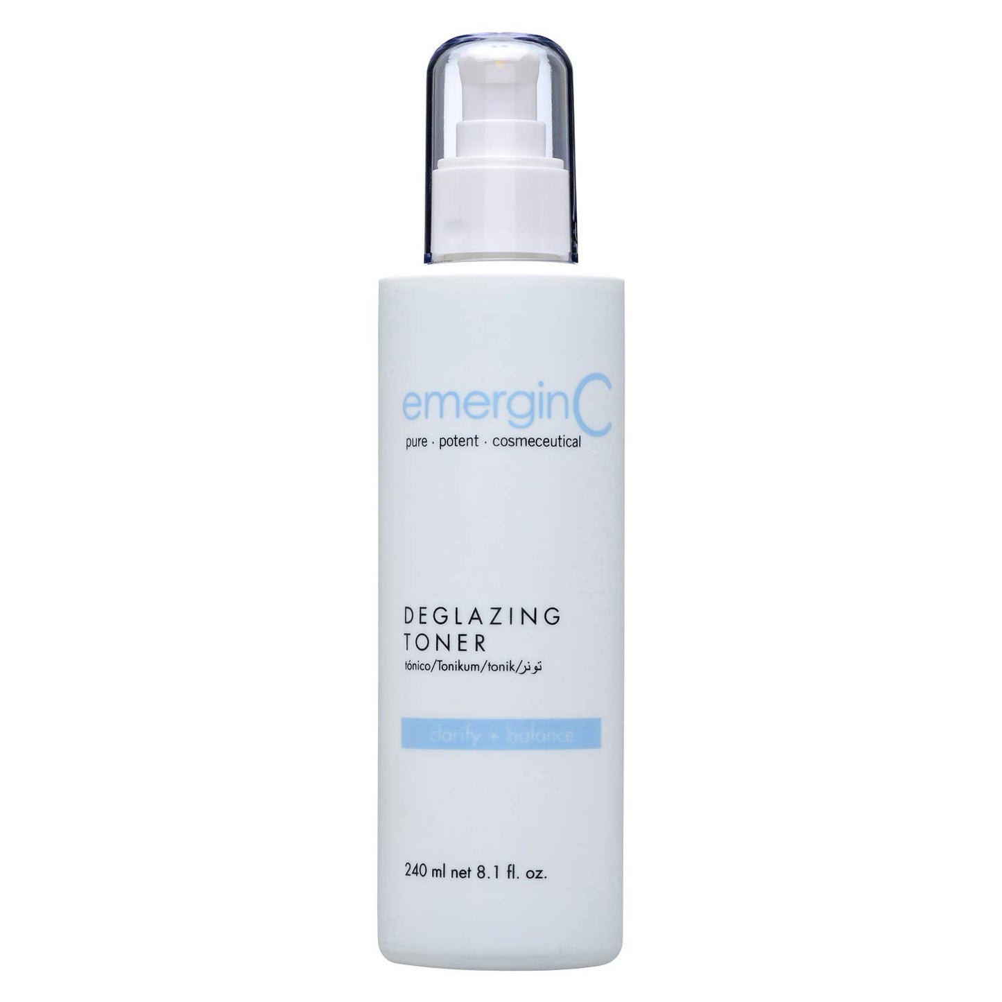 emerginC Deglazing Toner - Facial Toner with Eucalyptus + Peppermint for Oily, Combination + Blemish Prone Skin (8.1 oz, 240 ml)-FemmiqueWomen