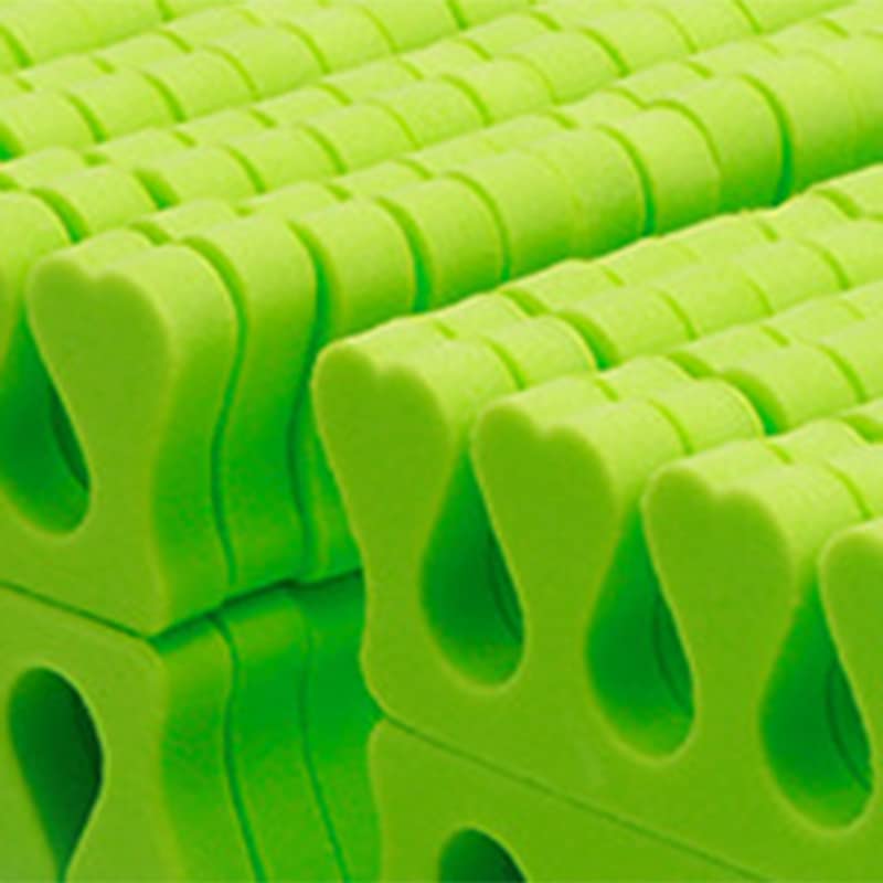 100PCS Sponge Toe Separator, Soft Toe Spreader Nail Art Finger Separator Divider Spacer Manicure Pedicure Tool for Nail Polish (Green)-FemmiqueWomen