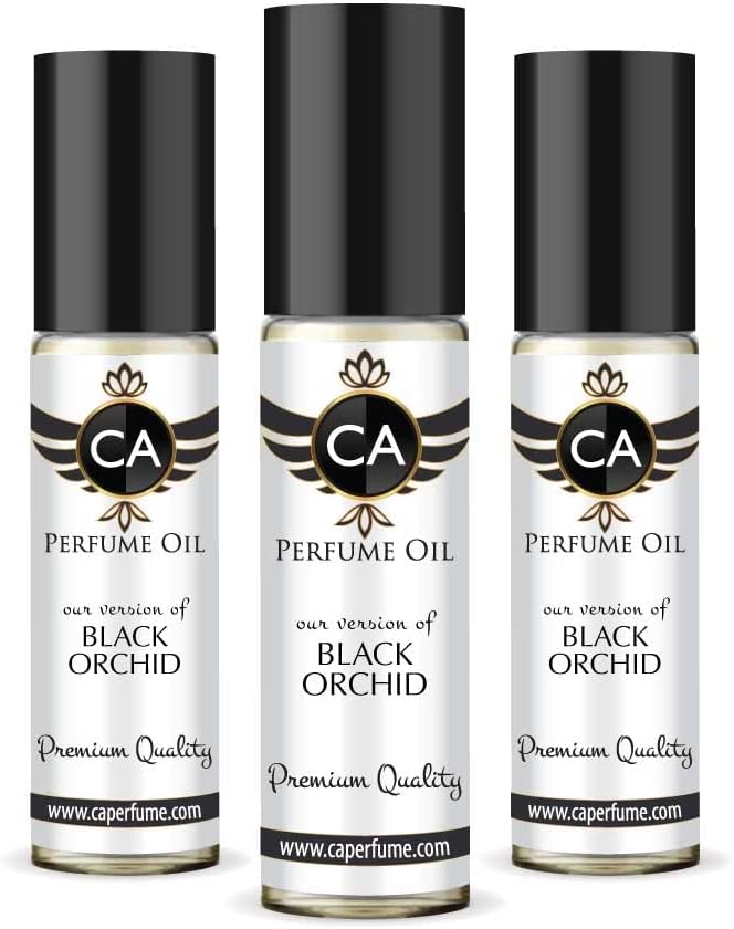 CA Perfume Impression of Black Orchid For Women Fragrance Body Oil Roll-On 0.3 Fl Oz-X3-FemmiqueWomen
