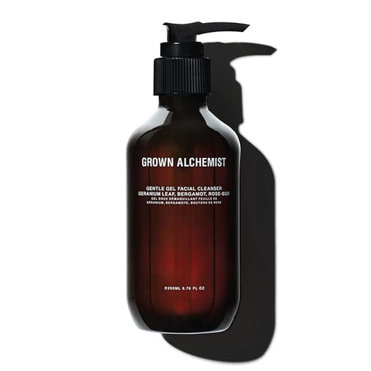 Grown Alchemist Gentle Gel Facial Cleanser with Bergamot and Rosebud. Hydrating Exfoliating Face Wash with Willow Bark, a Salicylic Acid Alternative. Natural Facewash for Men and Women-FemmiqueWomen