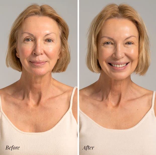 Jerome Alexander My Color Self Adjusting Full Coverage Foundation Makeup with Kabuki Brush (Light)-FemmiqueWomen