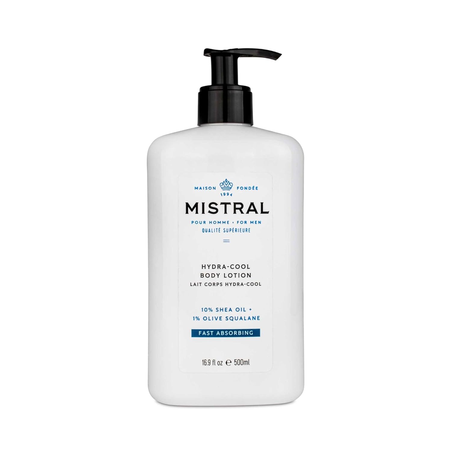 Mistral Men's Hydra-Cool Body Lotion, Cool Marine, 16.9 Fl Oz-FemmiqueWomen