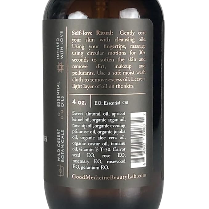 Rain Replenishing Oil Cleanser - Deeply Hydrating Oils - Wash, Clear, & Nourish your Face - Skincare for Women and Men (4 oz)-FemmiqueWomen