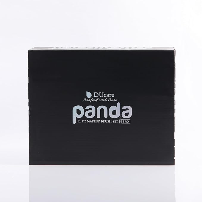DUcare Professional Makeup Brushes 31Pcs Panda Series Makeup Brush Set Kabuki Foundation Blending Face Powder Blush Concealers Eye Shadows With Leather Case Organizer-FemmiqueWomen