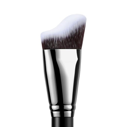 EIGSHOW Foundation Brush with Wave Shaped Head for Liquid, Cream, Powder Blending Cheekbones Jawline, Large Premium Dense Synthetic Bristles (F659)-FemmiqueWomen