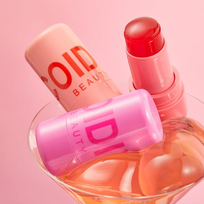 Jelly Blush Stick, Water Jelly Tint Makeup, Sheer Lip & Cheek Tint Stain - Buildable Lightweight Finish, Moisturizing Waterproof Long Lasting Water Tint Lip Stain Makeup-FemmiqueWomen