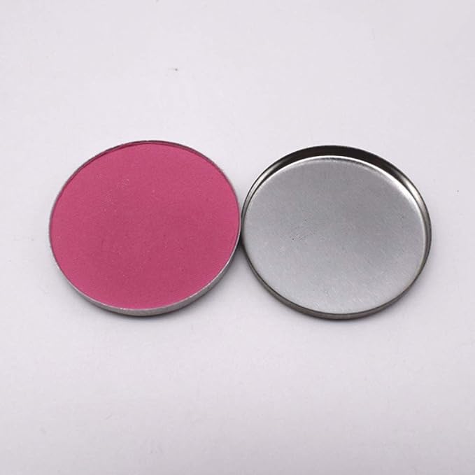 20 Pieces Empty Round Metal Tin Palette Pans Round Metal Pans Cosmetic Eyeshadow Pans for Eyeshadow Palette Magnetic Makeup Palette, 36mm Diameter 3.5mm Height-FemmiqueWomen