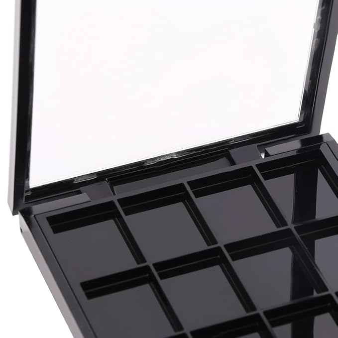 12 Grids Empty Eyeshadow Palette DIY Eyeshadow Makeup Palette Lipstick Container Empty Makeup Storage Box for Blush Lipstick-FemmiqueWomen