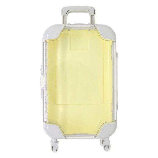 False Eyelash Storage Box, Portable Travel Organizer Mini Luggage False Eyelash Tray Makeup Tool (PALE YELLOW)-FemmiqueWomen
