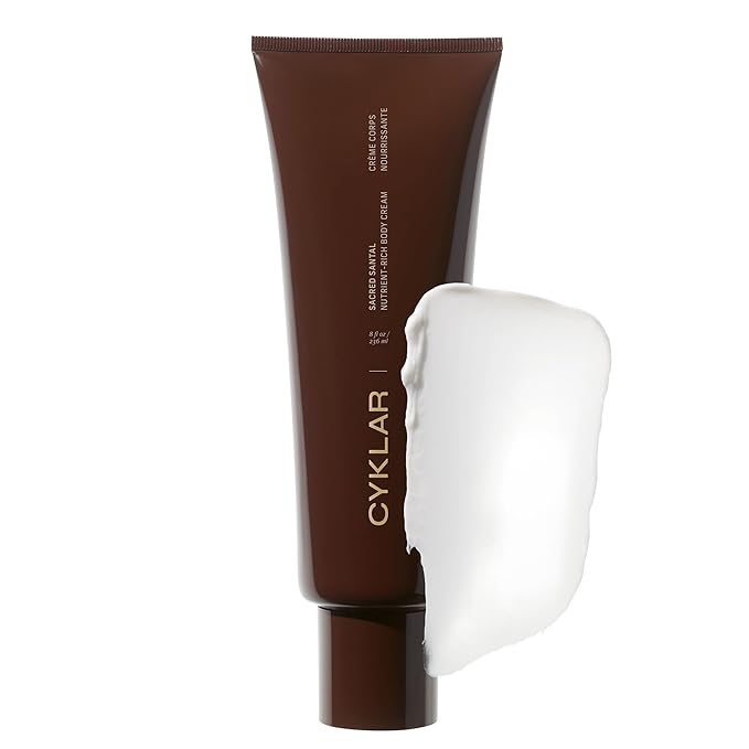 Nutrient Rich Body Cream. Sacred Santal Nourishing Moisturizer with Niacinamide and Banana Flower Extract. Deep Hydration, Thick Body Lotion, Dry Skin Cream for Women and Men, 8 Fl Oz-FemmiqueWomen