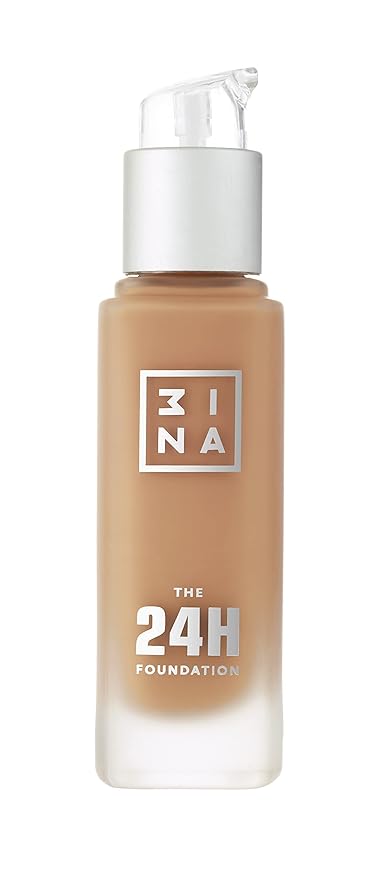 3INA The 24H Foundation 621-24H Long-Wearing Formula - Medium To High Buildable Coverage - Smooth Matte Finish - Expanded Shade Selection - Waterproof, Cruelty Free, Vegan Makeup- 1.01 Oz-FemmiqueWomen