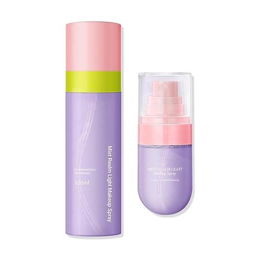 2PCS Makeup Setting Spray for Face,Waterproof Setting Spray for Makeup,Long Lasting Oil Control Finishing Holding Face Mist,Refreshing Hydrating Glossy and Matte Fixing Facial Mist Make Up Set A5-FemmiqueWomen