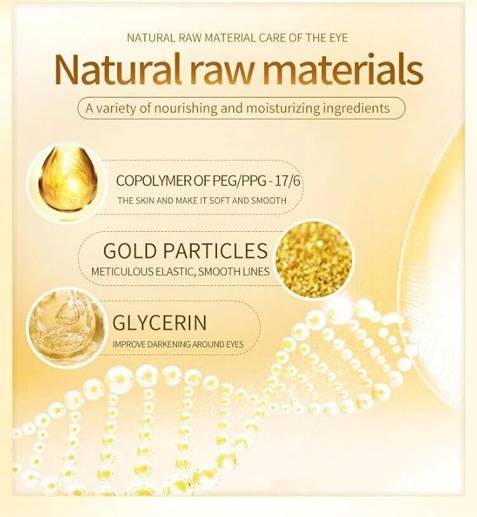 24K Gold Eye Cream For Deep Hydrating, Anti-Aging Gold Eye Cream For Dark Circles And Puffiness,Moisturizing Lightenex Gold Cream Lifting Eye SENANA (1 PACK)-FemmiqueWomen