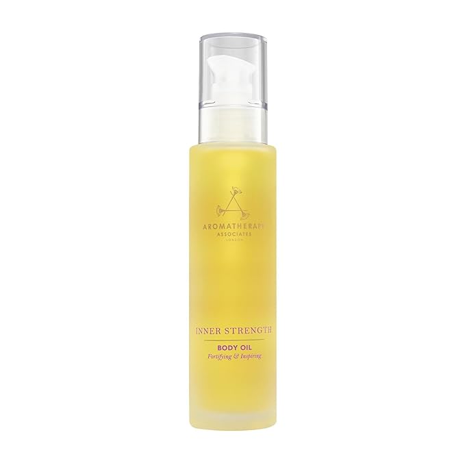 Aromatherapy Associates Inner Strength Body Oil. Luxurious Blend of Oils Made with Clary Sage and Geranium Essential Oils (3.4 fl oz)-FemmiqueWomen