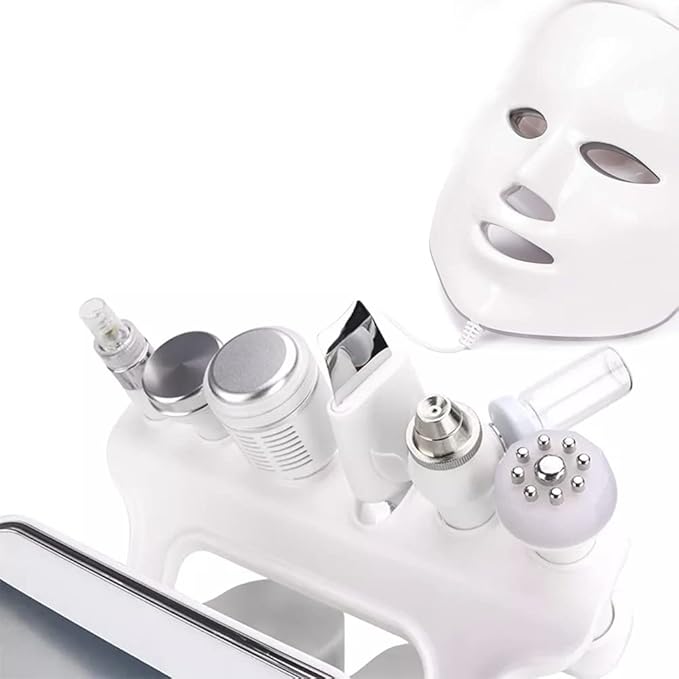 BRÜUN Facial Care Machine – A 7 in 1 Multifunctional Face Care Device for Skin Moisturizing – A Vacuum Cleaning Jet for Home and Beauty Salon-FemmiqueWomen