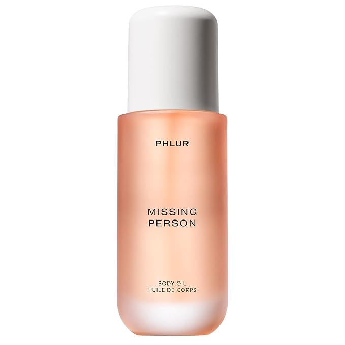 PHLUR Missing Person Body Oil For Women & Men - Lightweight & Nourishing - With Ceramide-Rich Oils & Skin-Mimicking Lipids - Bergamont, Musk, Orange & Sandalwood Floral Scented Body Oil (4 Fl Oz)-FemmiqueWomen