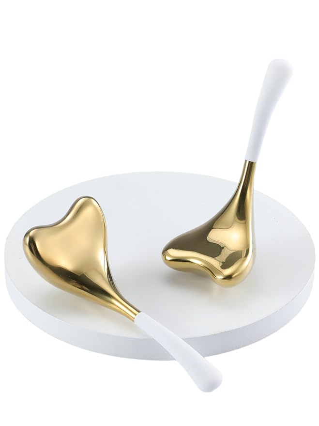 2-in-1 Gua Sha Cryo Sticks, Facial Skin Care Tools for Women Facial Massager, Unbreakable Stainless Steel Esthetician Supplies, Cooling Ice Globes Roller with Carry Case-FemmiqueWomen