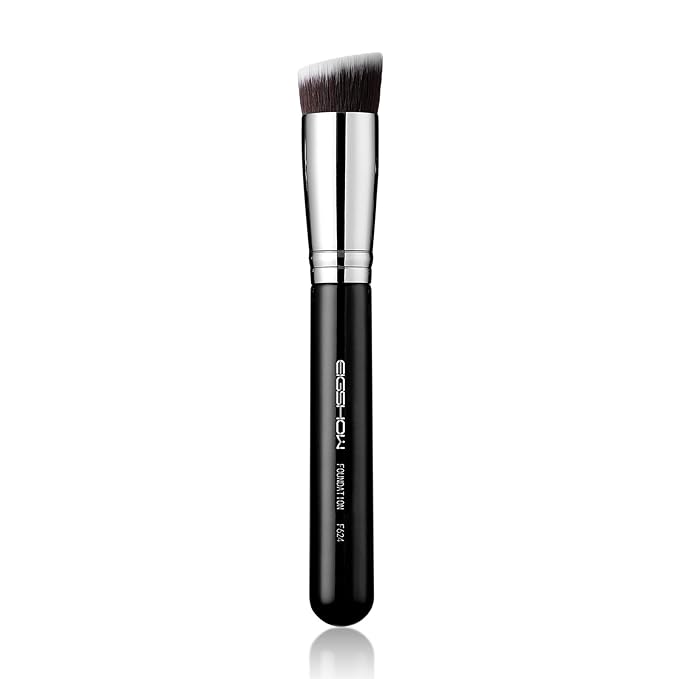 Flat Top Kabuki Foundation Brush, EIGSHOW Premium Makeup Brush for Liquid, Cream, and Powder - Blending, Buffing, Stippling, Flawless Application (F624)-FemmiqueWomen