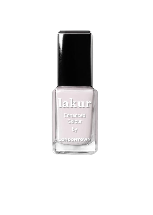 LONDONTOWN lakur Nail Polish - Chip-Resistant, Non-Toxic, Conditions & Hydrates Nails | Glossy Pink Tinted Cream, Ski Bunny, .40 fl oz