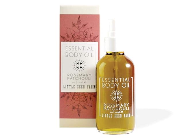 Little Seed Farm Essential Body Oil, Rosemary Patchouli, 4.0 Ounce-FemmiqueWomen