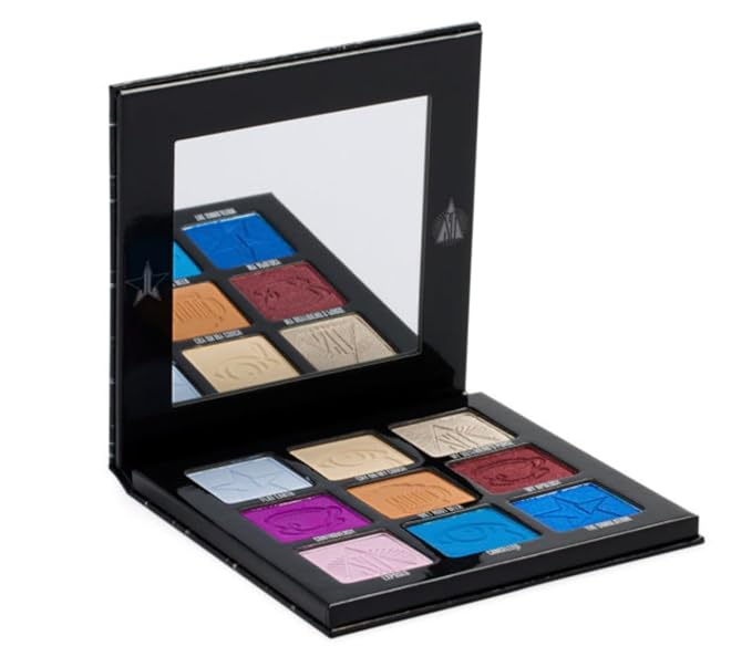 Jeffree Star Cosmetics Weirdo Mini Palette + Mini Controversy & Black Jeffree Star Approved Mascara Bundle of 3, Red-FemmiqueWomen