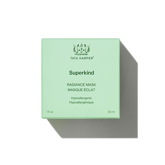 Tata Harper Superkind Radiance Mask, Gentle Glow Mask for Sensitive Skin, Skin Barrier Support, Hypoallergenic Skincare, Fragrance Free, Natural Skincare, Dermatologist Tested, Vegan, 30ml-FemmiqueWomen