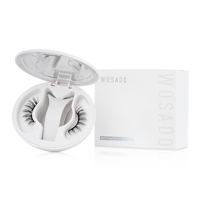 Magnetic Eyelashes with Applicator Kit, No.17 Ice Black, Reusable Magnetic Lashes without Eyeliner, Glue-free False Lashes, Waterproof, Lightweight, Suit for Heavy Makeup-FemmiqueWomen