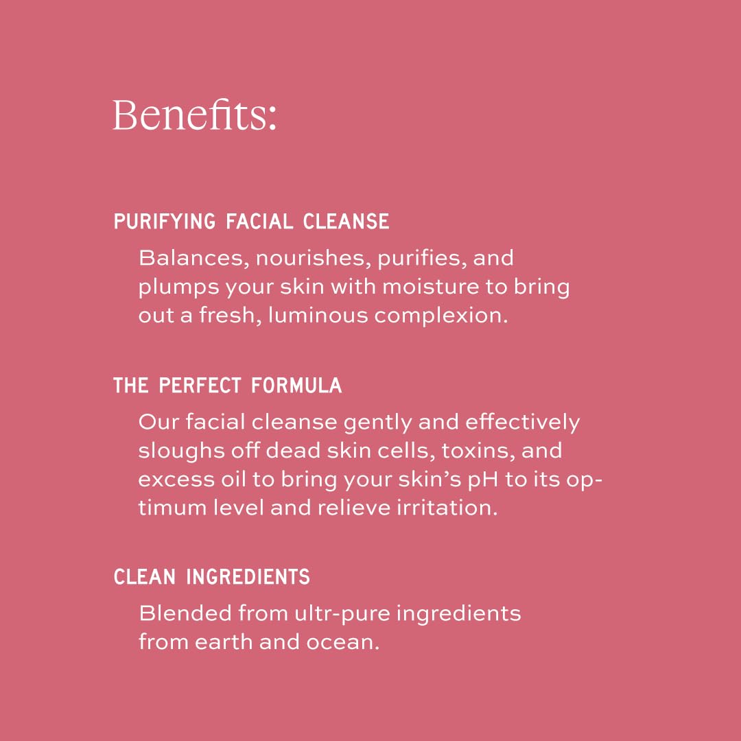 Aleavia Purifying Facial Cleanse – Fragrance-Free Organic & All-Natural Prebiotic, Vegan Face Wash – Nourish your Healthy Skin Microbiome – 8 oz. (New Formula)-FemmiqueWomen