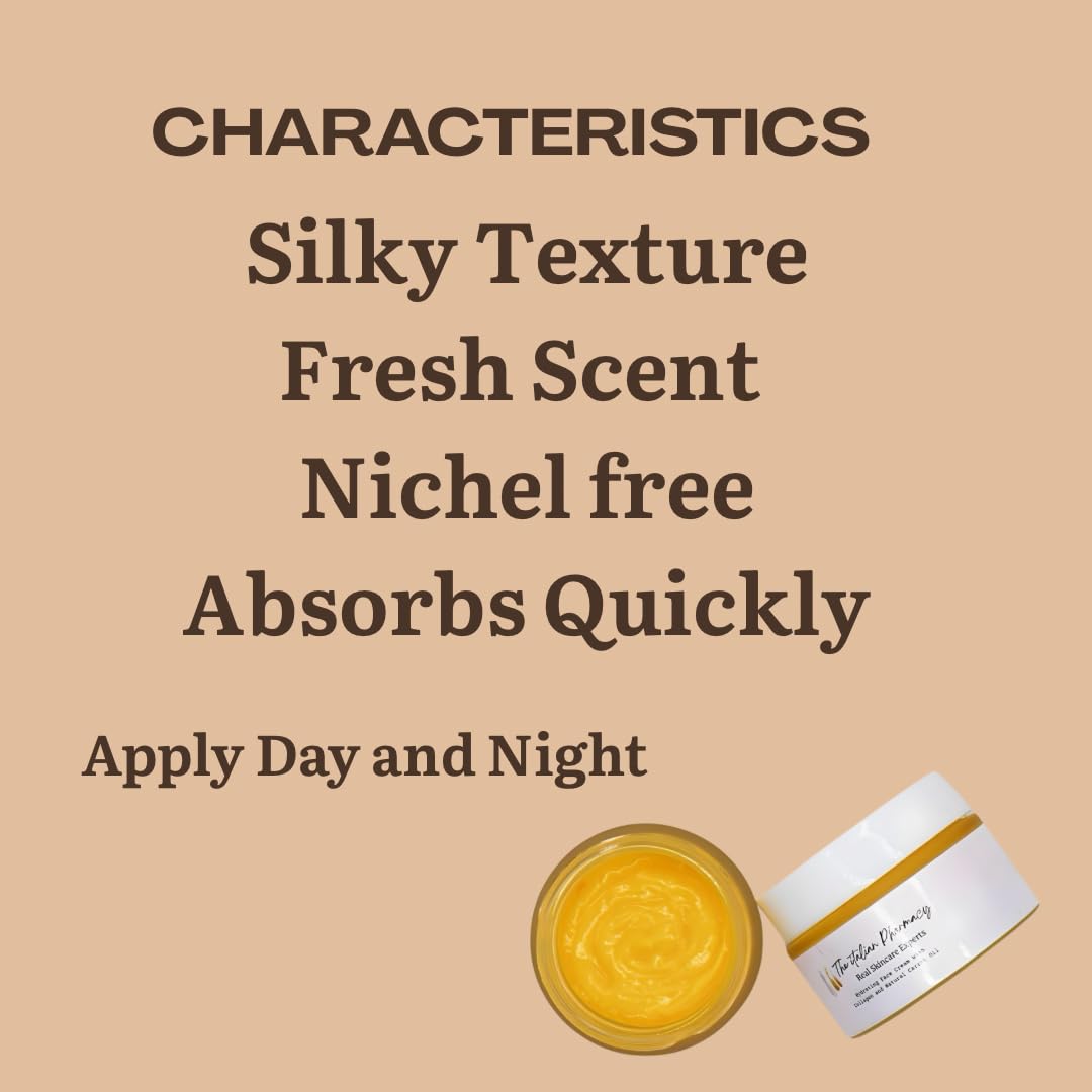 Hydrating Face Cream with Carrot Oil & Collagen – Anti-Aging Face Moisturizer for Glowing Skin – Deep Hydration & Wrinkle Reduction – Lightweight Daily Day & Night Cream-FemmiqueWomen