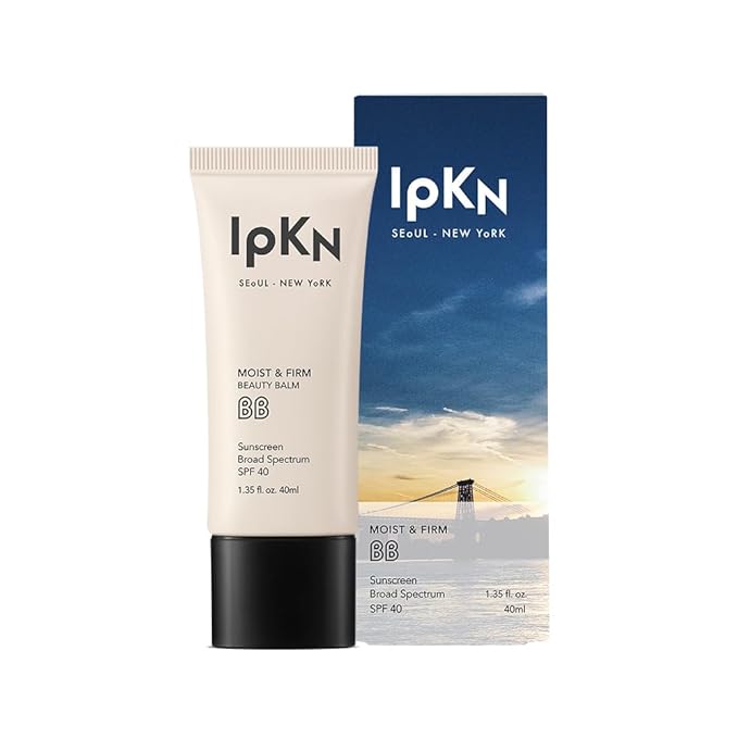 IPKN Moist & Firm BB Cream - Ultra-Hydrating Daily BB Cream with or without SPF40 - Lightweight, Non-Greasy Face Base with Antioxidants for Smooth, Radiant Skin-FemmiqueWomen