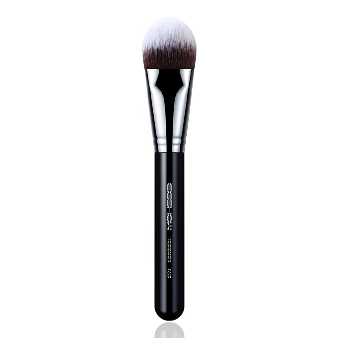 EIGSHOW Flat Foundation Brush, Large Face Makeup Brush with Soft Dense Synthetic Bristles for Blending Liquid Cream Powder (F628)-FemmiqueWomen