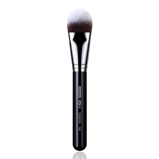 EIGSHOW Flat Foundation Brush, Large Face Makeup Brush with Soft Dense Synthetic Bristles for Blending Liquid Cream Powder (F628)-FemmiqueWomen