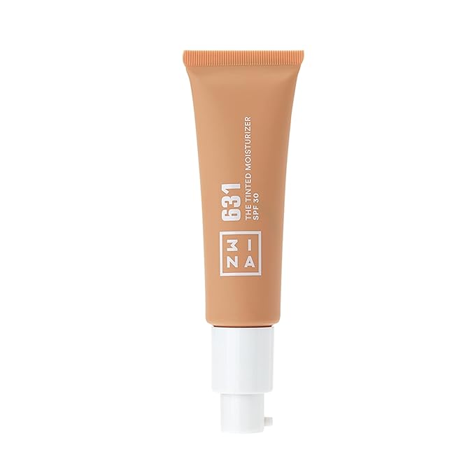 3INA 631 Tinted Moisturizer for Face with SPF 30 - Sun Beige - BB Cream with Light to Medium Coverage - Hyaluronic Acid Moisturizer for All Skin Tones - Vegan, Cruelty and Paraben Free Make Up - 1 oz-FemmiqueWomen