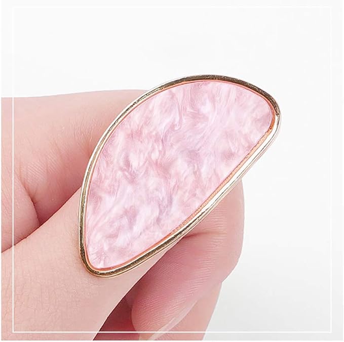 2 Pcs Resin Mixing Palette with Finger Rings Eyelash Extension Glue Rings Nail Art Equipment-FemmiqueWomen