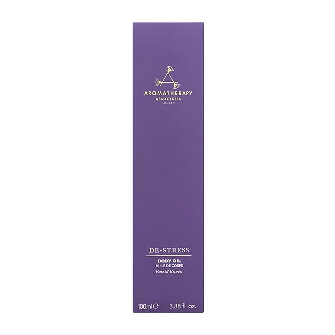 Aromatherapy Associates De-Stress Body Oil Made with Ginger and Rosemary Essential Oils and Arnica Flower Extract (3.4 fl oz)-FemmiqueWomen