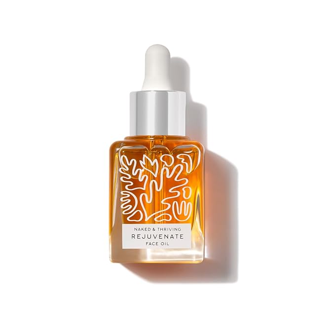 Naked & Thriving Rejuvenate Restorative Face Oil | Organic, Vegan, & Naturally-Derived Skin Care | Reduce the Look of Wrinkles and Moisturize Skin (1.18 oz/35 mL)-FemmiqueWomen