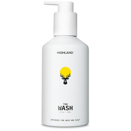 Highland: The Wash. Your new hair and scalp optimized shampoo alternative. Hydrating, balancing, nourishing & strengthening. Crafted with botanical ingredients.-FemmiqueWomen