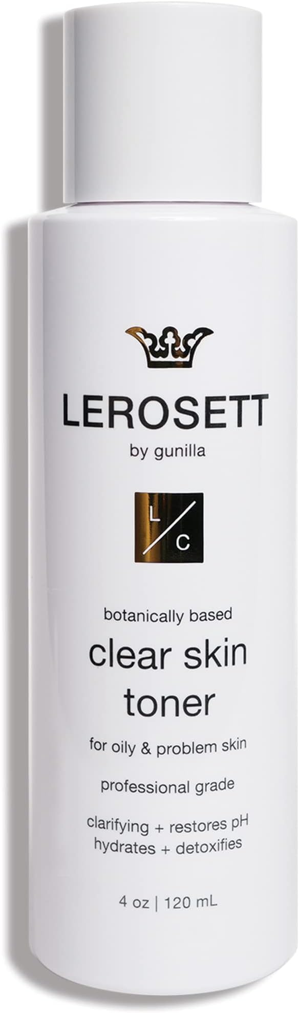 LEROSETT Toner for Clear Skin Aloe Vera Based Toner with Glycolic Acid & 10 Calming Botanicals Helps Reduce Irritation, Future Blemishes, Blackheads, and Tightens Pores, Natural, Vegan - 4 oz-FemmiqueWomen