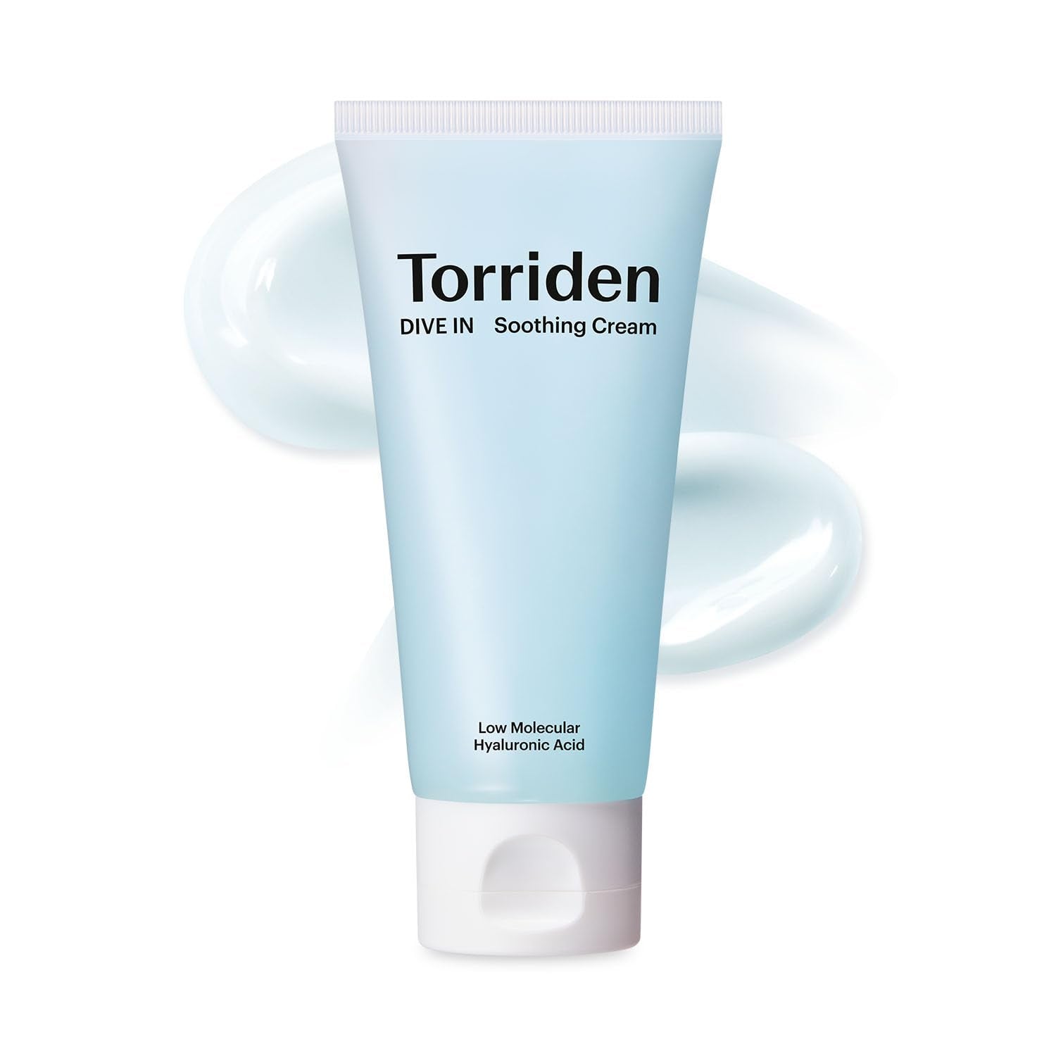 Torriden DIVE IN Hyaluronic Acid Soothing Cream Tube Type 100ml (3.38 fl. oz) | Revitalizing Facial Moisturizer for Sensitive and Dry Skin | Hyaluronic Acid, Panthenol, Allantoin-FemmiqueWomen