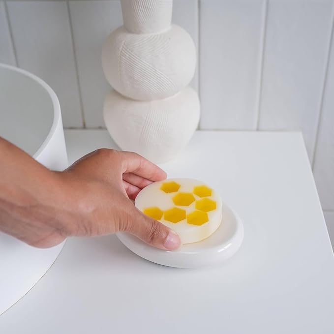 ANIHANA Handcrafted Natural Soap with Coconut Oil, Gentle Cleansing, Paraben Free, Refreshing Manuka Honey & Goat Milk Scent, 4.23 oz-FemmiqueWomen