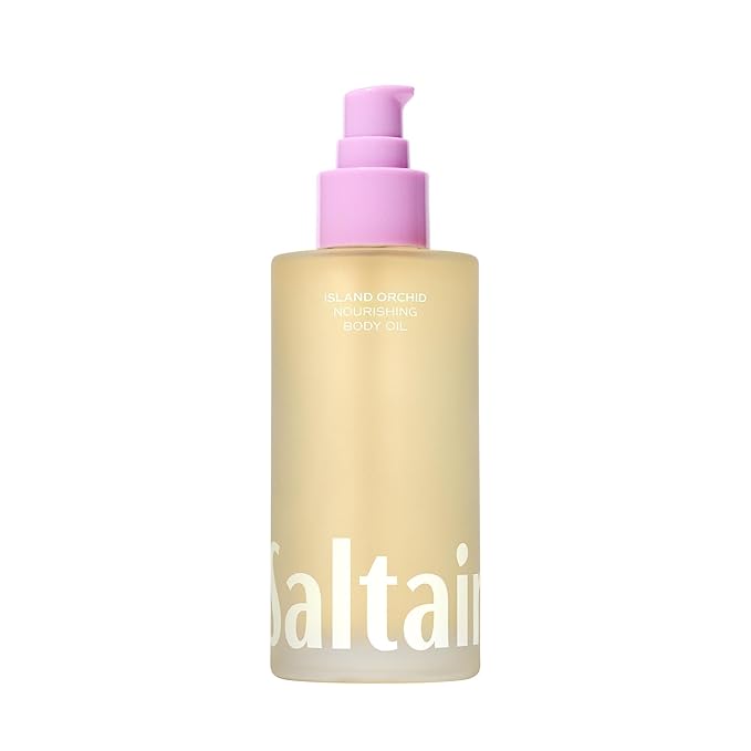 Saltair Body Oil. Luxurious Island Orchid After Shower and Bath Oil Moisturizer for Women. Botanical, Non-Greasy, and Well-Absorbing Lotion for Hydrating Dry Skin. 4oz Pump Bottle-FemmiqueWomen