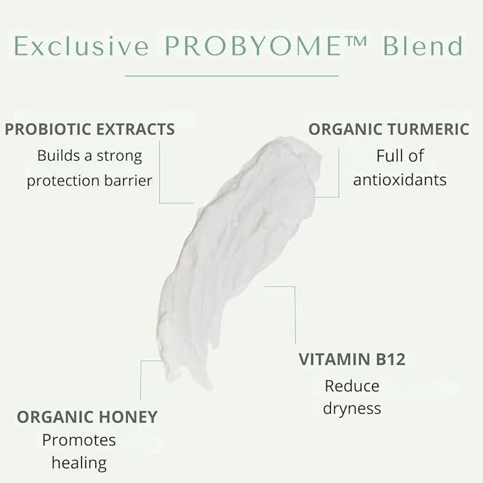 Yobee Body & Face Moisturizing Cream for Dry, Sensitive Skin | Probiotic extracts, Honey, Turmeric, Vitamin B12, Ceramides, Shea Butter | Fragrance Free | For Kids & Adults (2)-FemmiqueWomen