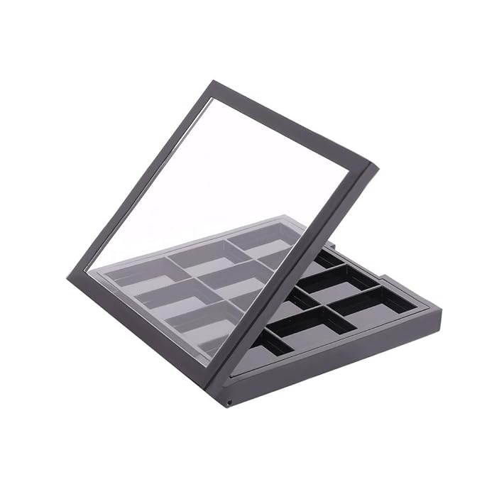 12 Grids Empty Eyeshadow Palette DIY Eyeshadow Makeup Palette Lipstick Container Empty Makeup Storage Box for Blush Lipstick-FemmiqueWomen