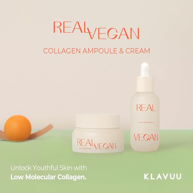 KLAVUU Real Vegan Collagen Cream - Enhances Skin Elasticity, Providing Deep Hydration to Dry Skin for a Radiant, Youthful Glow-FemmiqueWomen