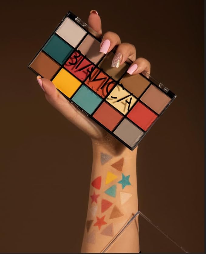 15 Colors Eyeshadow Palette | Versatile Range for Unlimited Eye Looks. (Vintage)-FemmiqueWomen